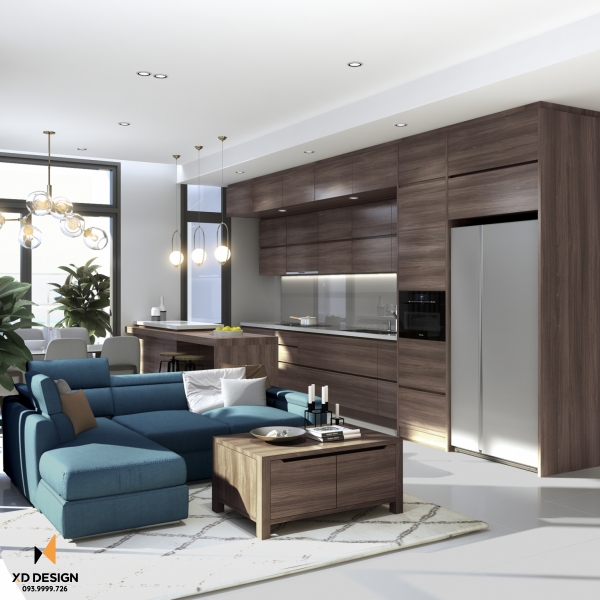 CẢI TẠO PHÒNG KHÁCH CĂN HỘ QUẬN 2-ĐẢO KIM CƯƠNG